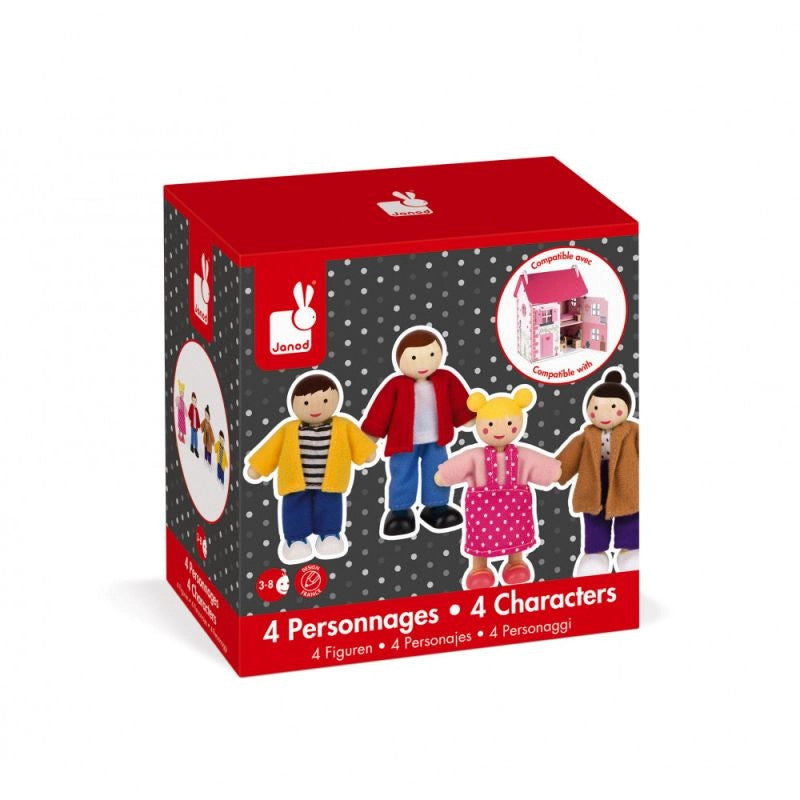 Janod Mademoiselle Doll Family