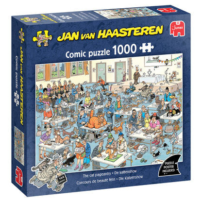Jumbo Jan van Haasteren 1000pc - The Cat Pageantry Puzzle