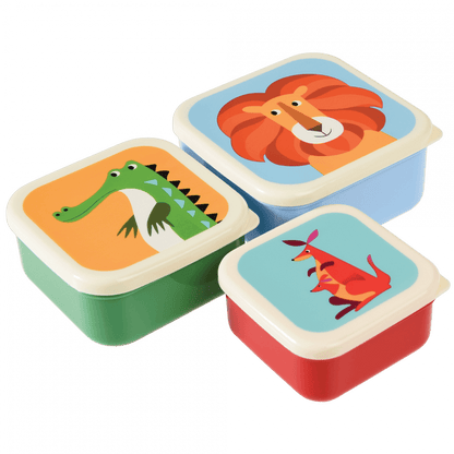 Rex London - Snack Boxes - Colour Creatures (Set of 3)