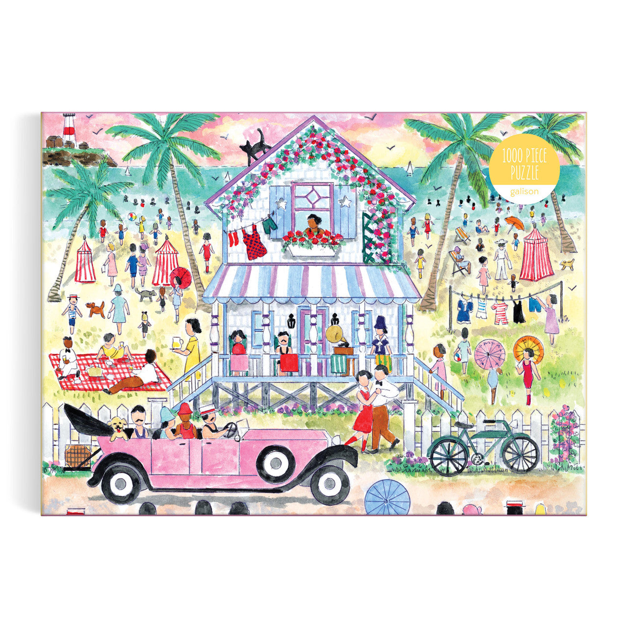 Galison 1000pc - Michael Storrings Roaring 20s Beach House Puzzle