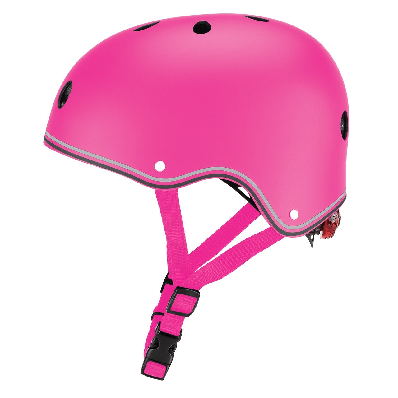 Globber GO UP LIGHTS Helmet  -DEEP PINK - XS/S (51-55cm)