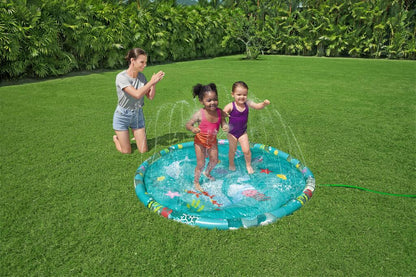 Bestway Kids Inflatable Splash Pad Sprinkler Mat 165cm - Marine