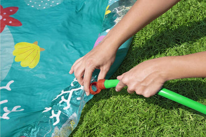 Bestway Kids Inflatable Splash Pad Sprinkler Mat 165cm - Marine