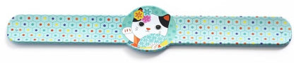 Djeco Heart, Cat & Rabbit Snap Bracelets
