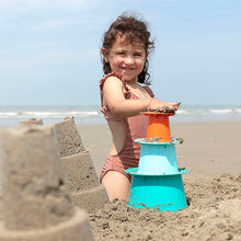 Quut - ALTO Sand Castle Builder - Lagoon Green + Vintage Blue + Mighty Orange