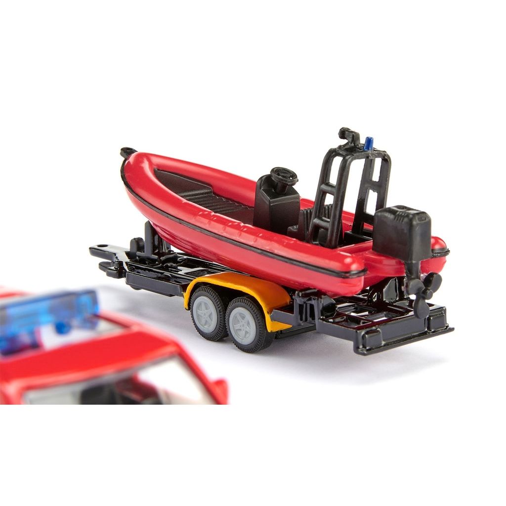 Siku Land Rover Defender and boat set in retail packaging, a gift for kids and model vehicle collectors