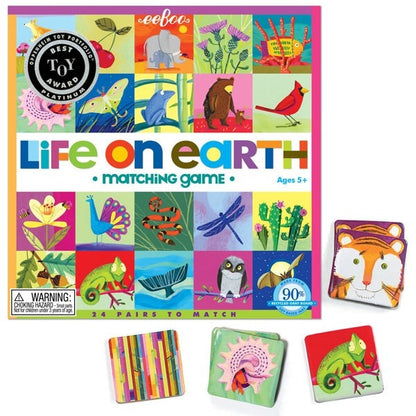 eeBoo - Memory & Matching Game - Life on Earth