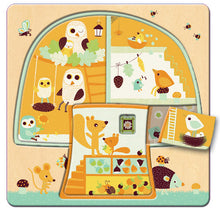 Djeco - Tree house - 3 Layer Puzzle