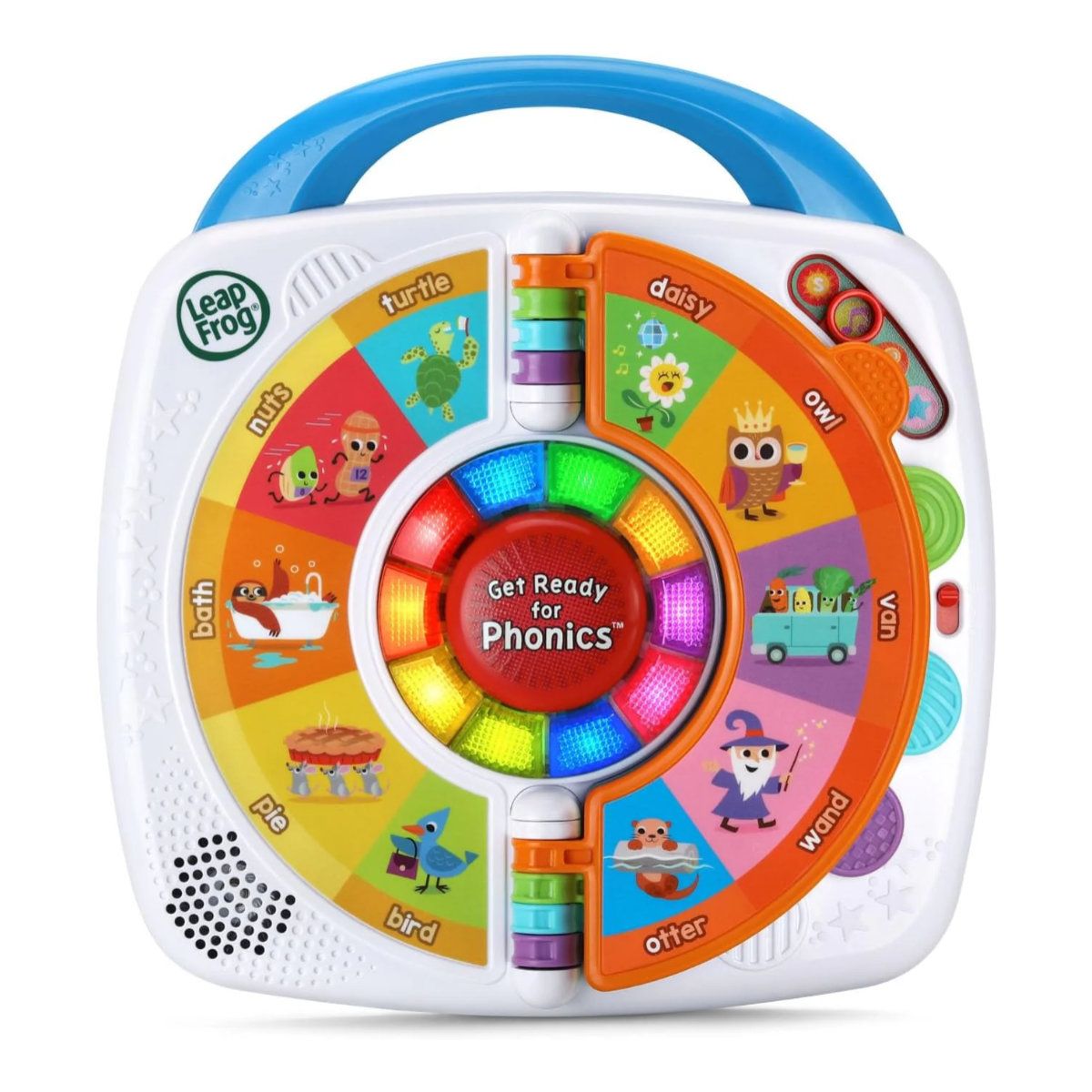 LeapFrog My 1st Phonics Spin & Learn early learning toy with letter spinner and light-up buttons 