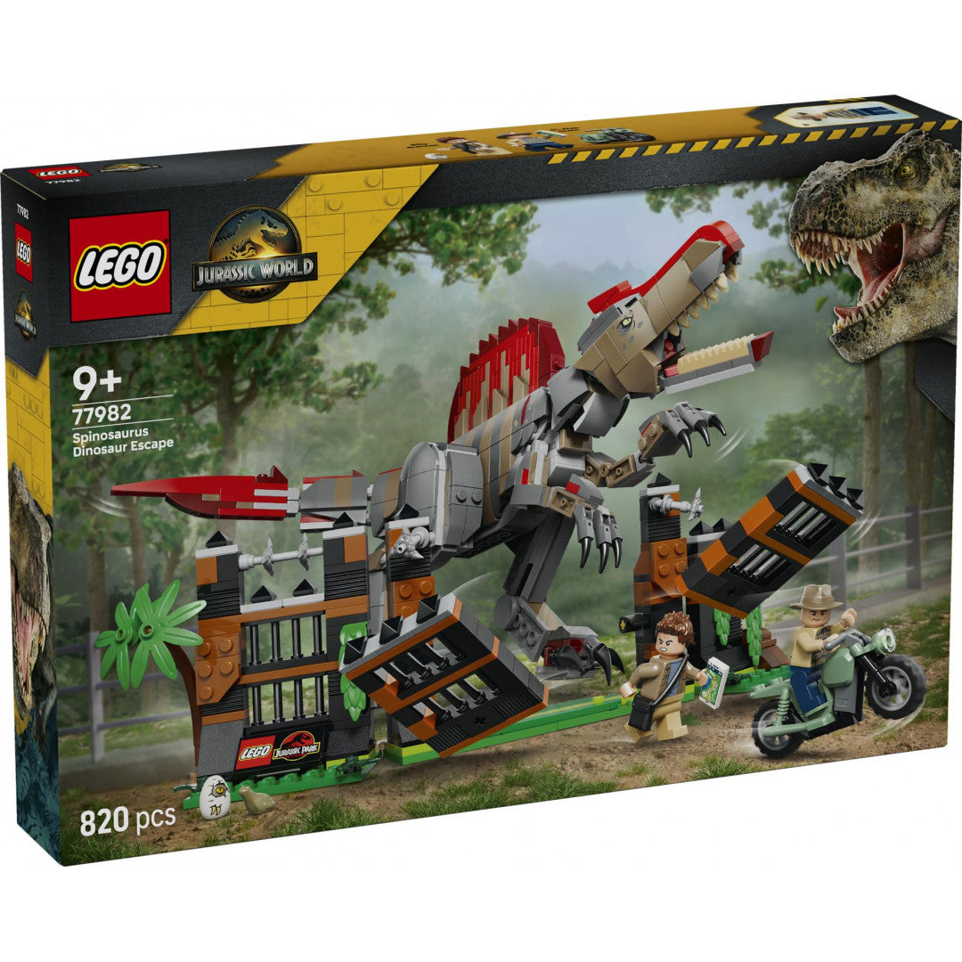 LEGO Jurassic World Spinosaur Dinosaur Escape set packaging