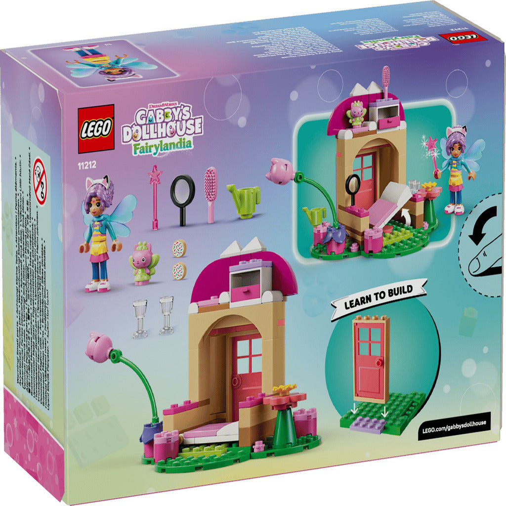 LEGO Kitty Fairy's Garden House 11212 built model shown front-on against a plain white background