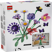 LEGO Olivia Rodrigo's Flower Bouquet 11507 arranged upright and photographed on a white background