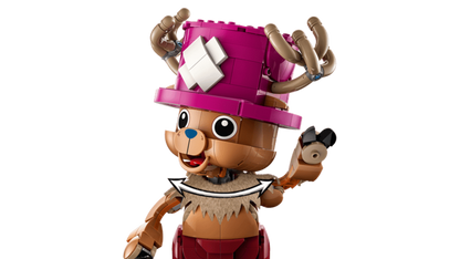 Rear view of the LEGO One Piece Tony Tony Chopper 75643 model showing the back detail