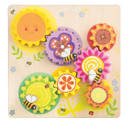 Le Toy Van Petilou Gears & Cogs Busy Bee Learning Puzzle