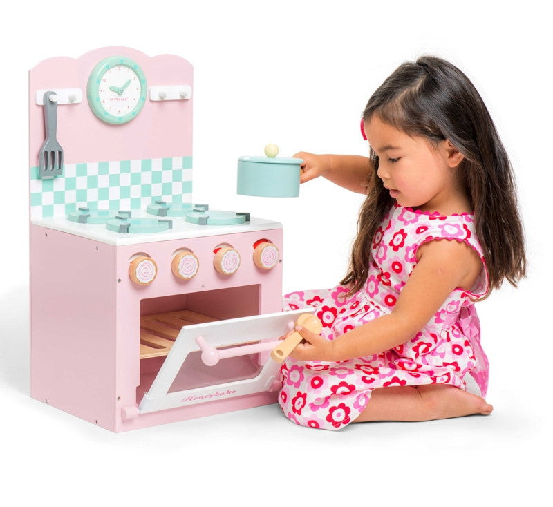 Le Toy Van Honeybake Oven and Hob Set Pink