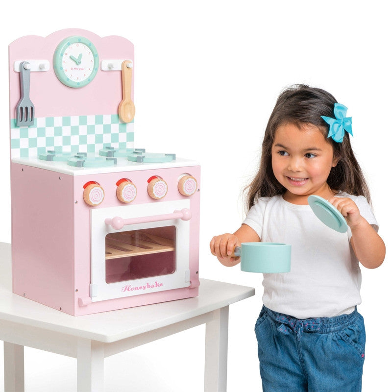 Le Toy Van Honeybake Oven and Hob Set Pink