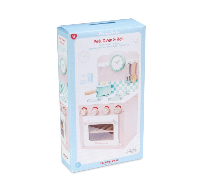 Le Toy Van Honeybake Oven and Hob Set Pink