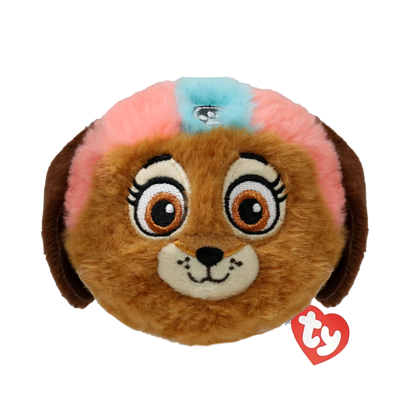 The Liberty Ty Beanie Bouncer collectible plush toy photographed front-on, 10cm, on a white background