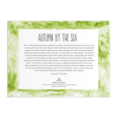Galison 1000pc - Michael Storrings Autumn By the Sea Puzzle