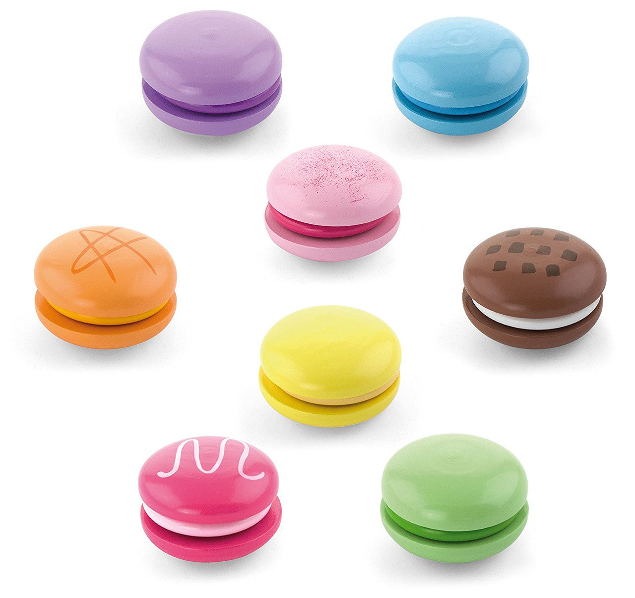 Viga Toys Play Food - Macarons 8pc