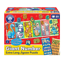Orchard Toys - Giant Number Extra Long Jigsaw Puzzle - 20pc
