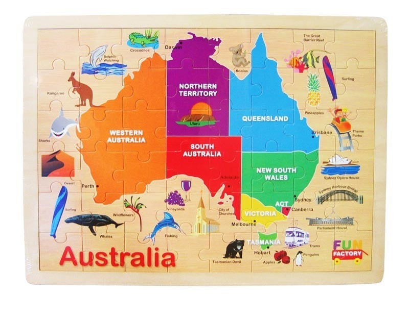 Fun Factory - Australia Map Puzzle