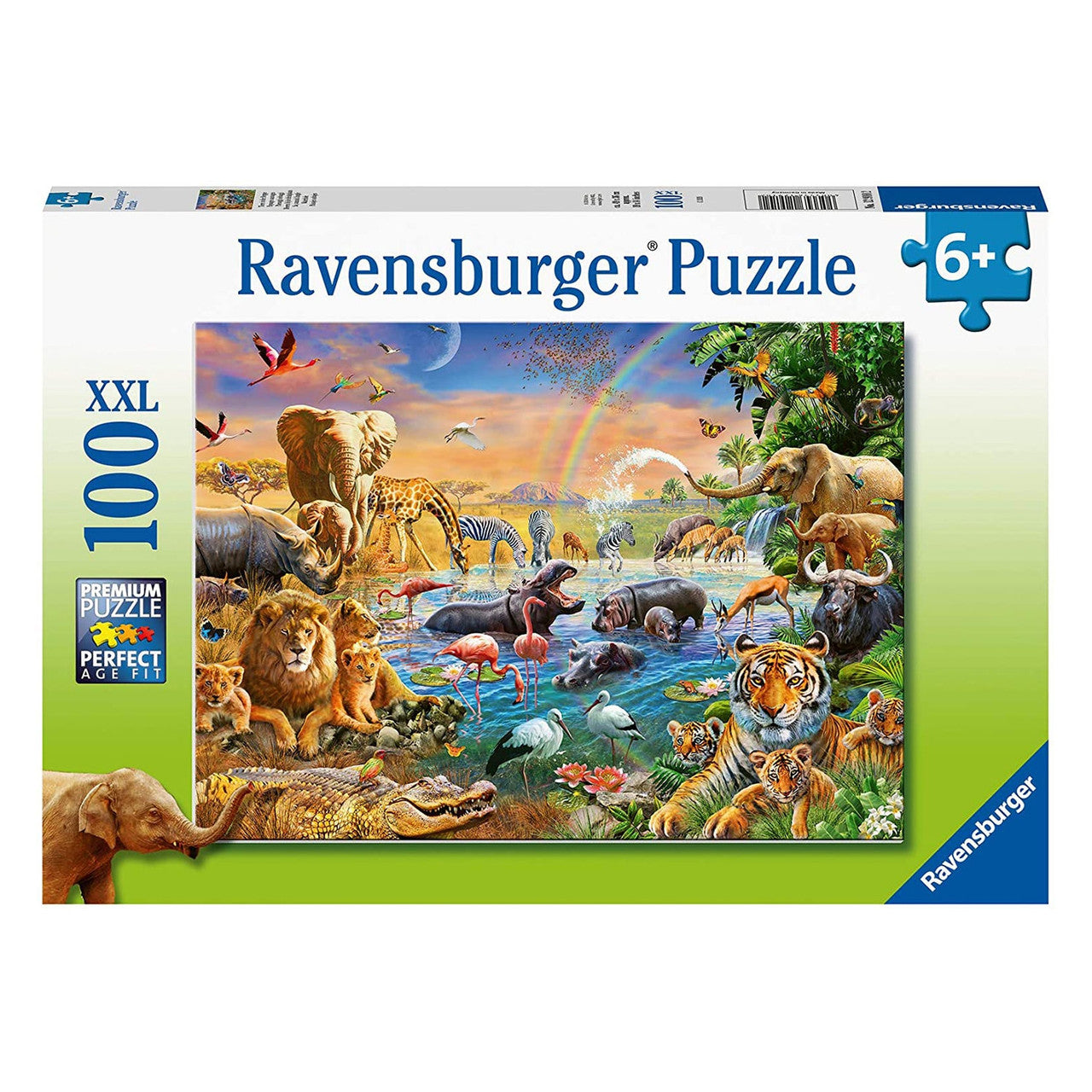 Ravensburger 100pc - Savannah Jungle Waterhole