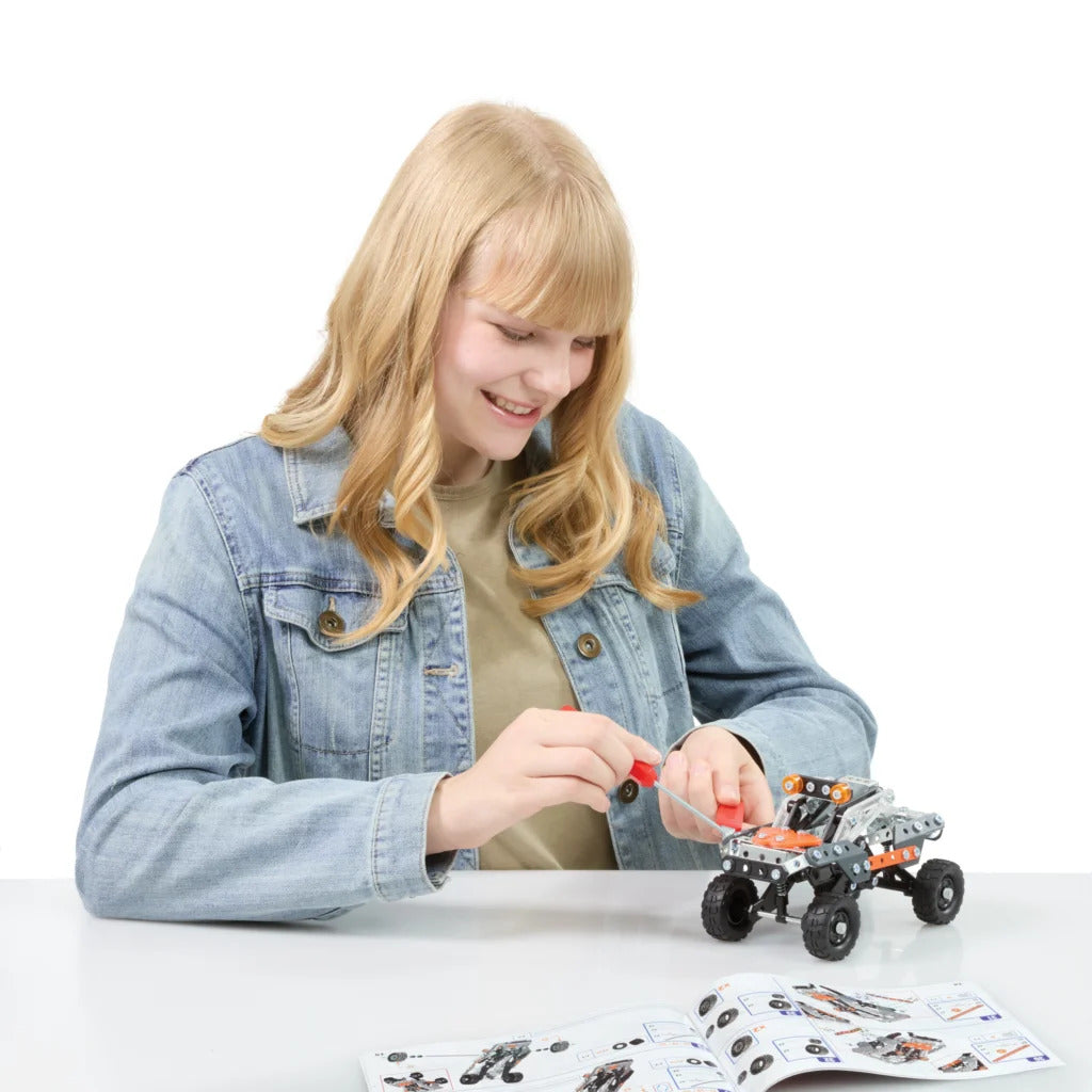 Meccano Masters 10-in-1 Race Truck Building Set - 225 Pieces 25212