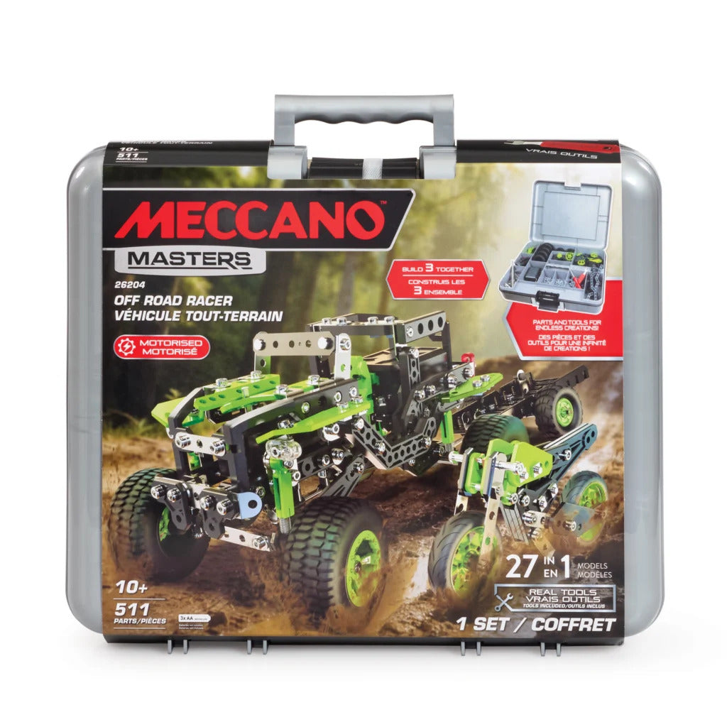 Meccano Masters 27-in-1 Off Road Racer - 511 Pieces 26204