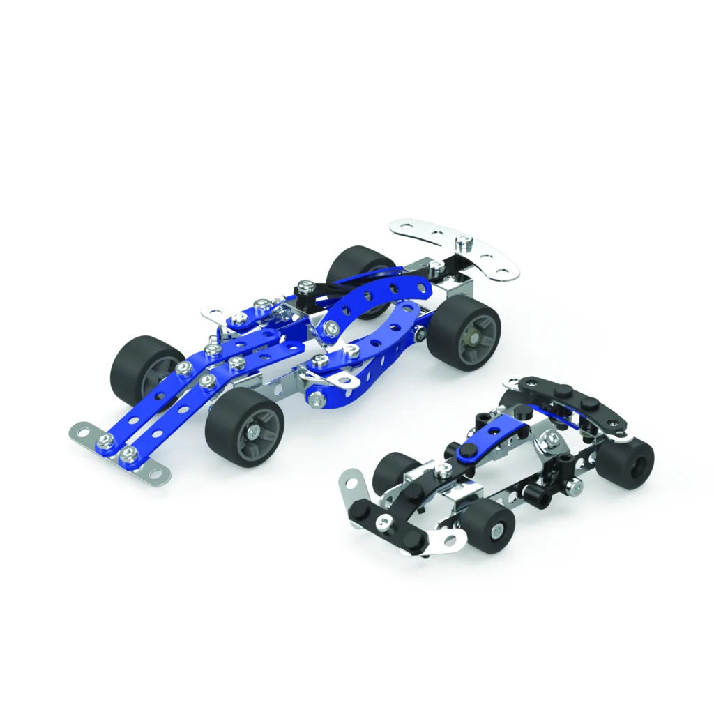 Meccano Masters 6-in-1 Racing Cars Building Set - 191 Pieces 26202