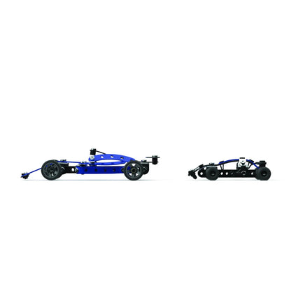 Meccano Masters 6-in-1 Racing Cars Building Set - 191 Pieces 26202