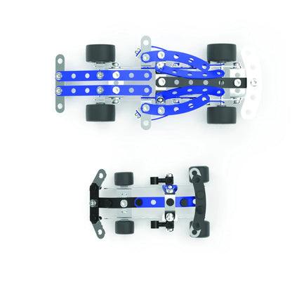 Meccano Masters 6-in-1 Racing Cars Building Set - 191 Pieces 26202