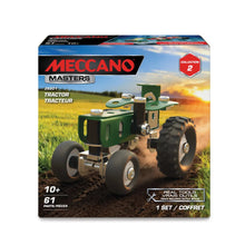 Meccano Masters Mini Makes Tractor 26201 box packaging