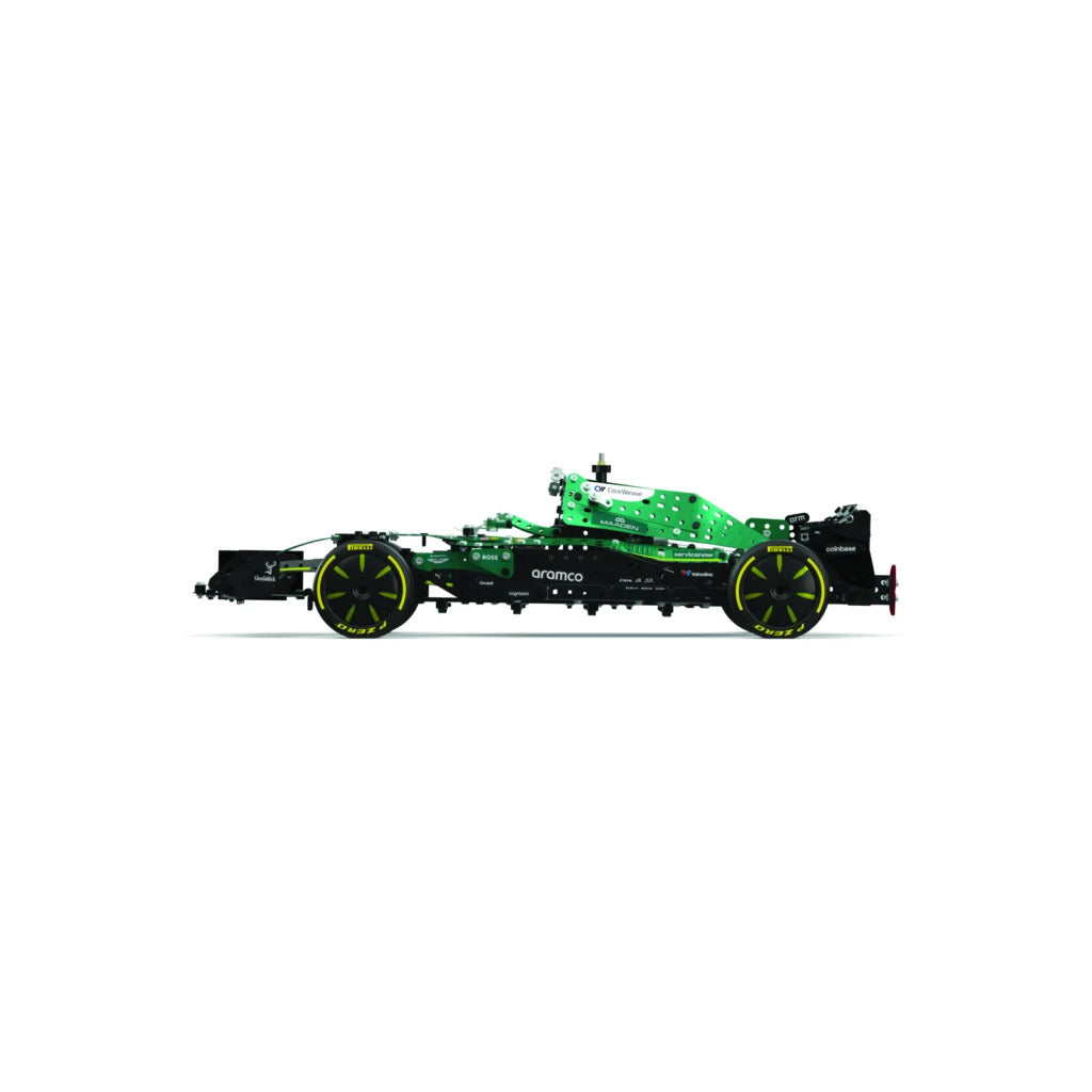 Meccano Pro Aston Martin Aramco F1 Race Car 1:8 Scale - 1203 Pieces 26303