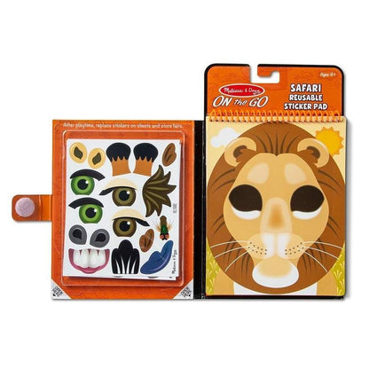 Melissa & Doug - ON the GO - Reusable Stickers - Safari