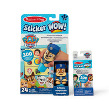 Melissa & Doug Sticker WOW! PAW Patrol Chase sticker stamper with 24-page activity pad and stickers