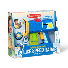 Melissa & Doug police speed radar toy with ticket dispenser, megaphone, badge and pretend licence