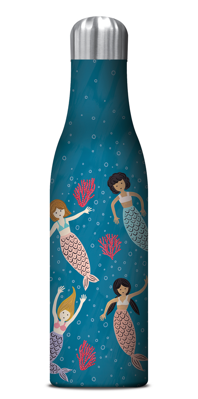 Studio Oh! - Insulated Stainless Steel Drink Bottle - Mermaid Tales 500ml