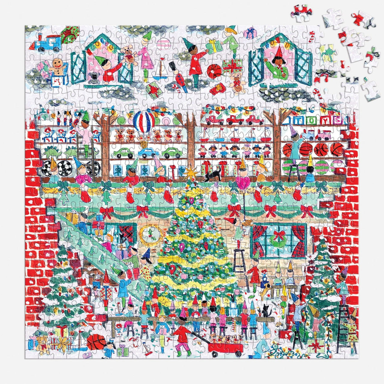 Galison 500pc - Michael Storrings Toy Workshop Foil Puzzle