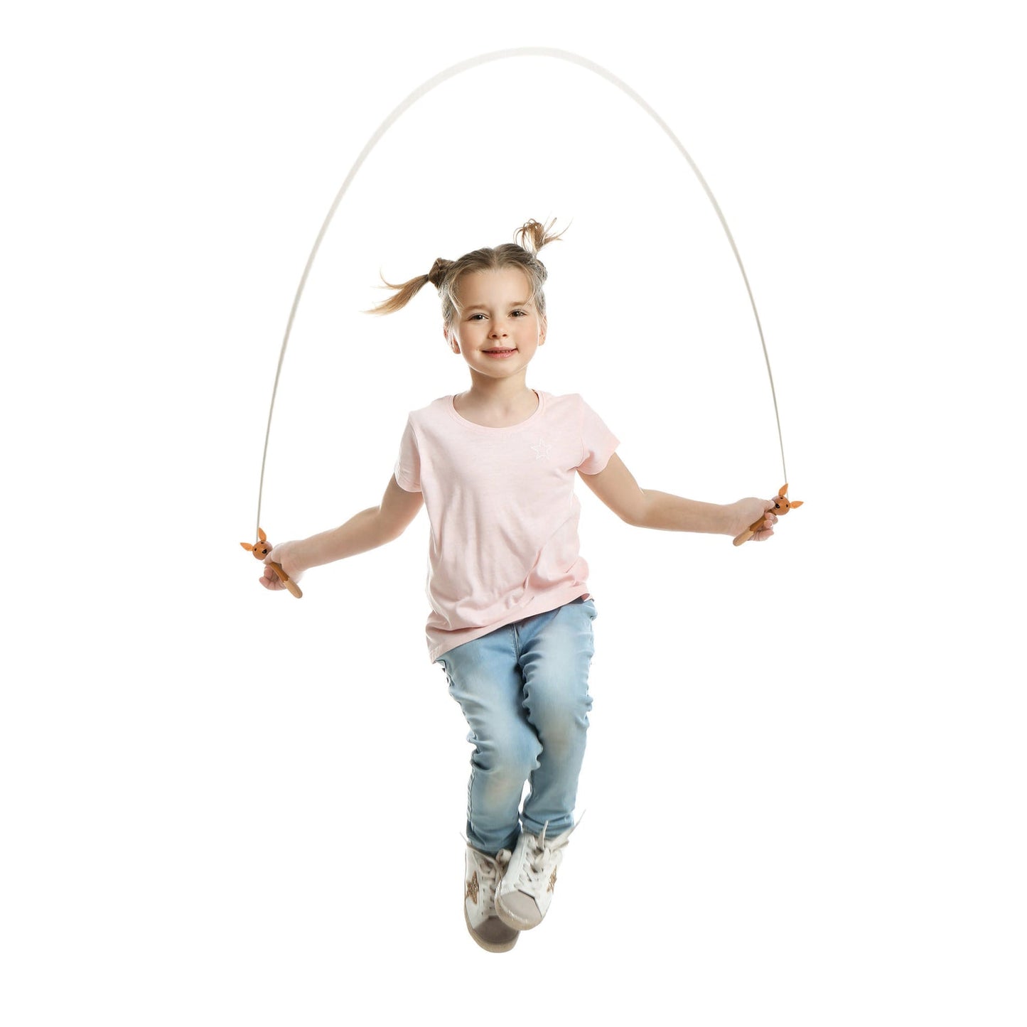 The Australian Collection - Aussie Animals Wooden Skipping Rope - Koala OR Kangaroo