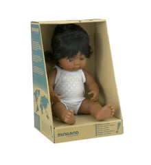 Miniland Doll 38cm - Latin American Girl