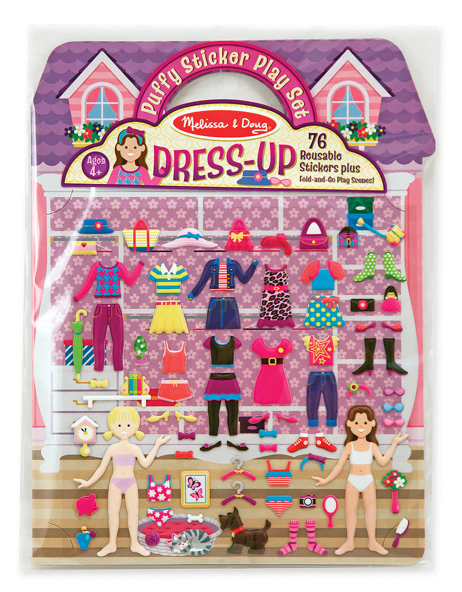 Melissa & Doug - Reusable Puffy Sticker Play Set - Dress Up