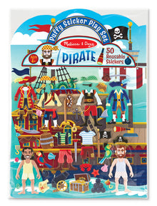 Melissa & Doug - Pirate Reusable Puffy Sticker Playset