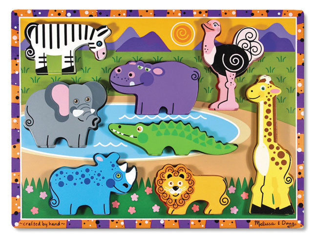 Melissa & Doug - Safari Chunky Puzzle
