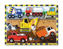 Melissa & Doug- Construction Chunky Puzzle