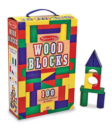 Melissa & Doug - 100 Wood Block Set
