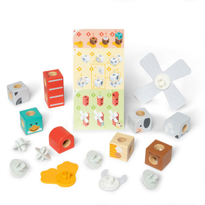 Melissa & Doug - Blockables™ Farm Friends *Box Damage*