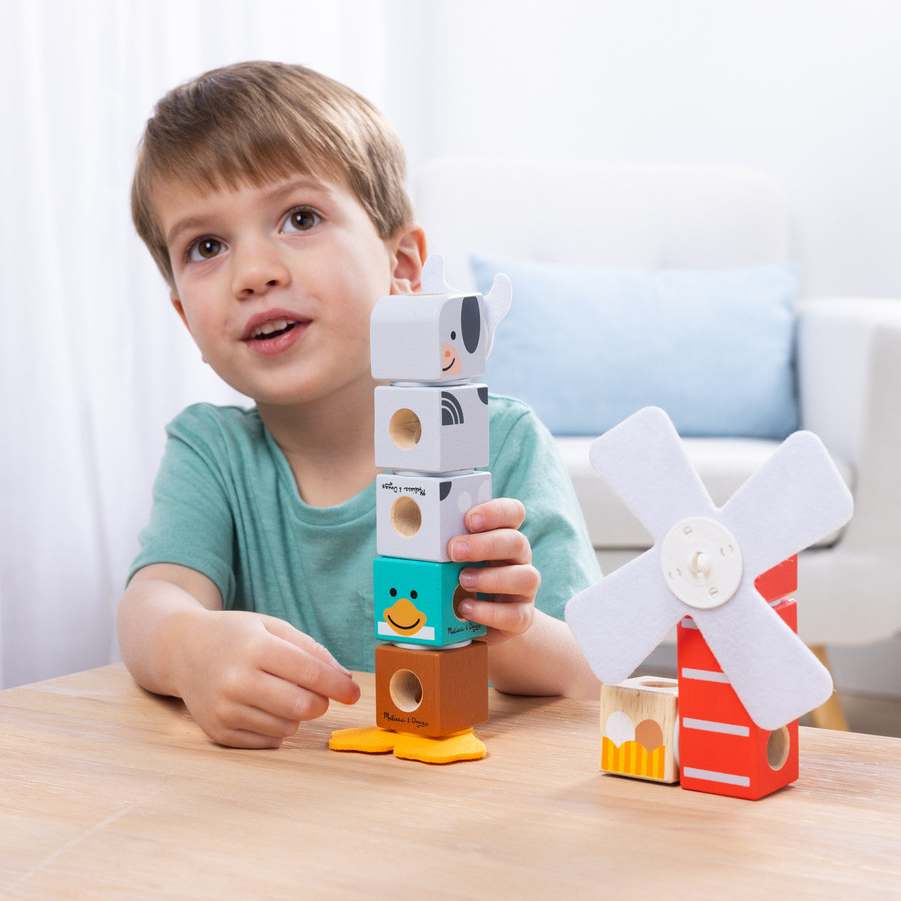 Melissa & Doug - Blockables™ Farm Friends