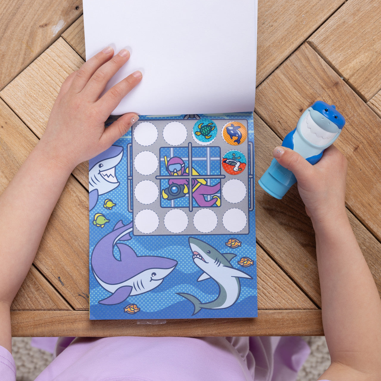 Melissa & Doug - Sticker WOW! Activity Pad Set - Shark