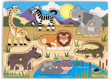 Melissa & Doug - Safari Peg Puzzle 2+